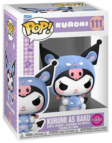 FUNKO POP Hello Kitty Kuromi as Baku Flocked 111