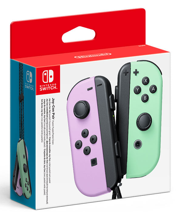 NINTENDO Set 2 Joy-Con Viola Pastello-Verde Pastello