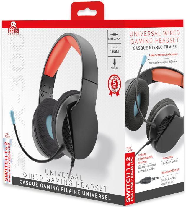 FREAKS SWITCH 2/PS5/PS4/XBX Cuffie Wired Gaming SPX-300