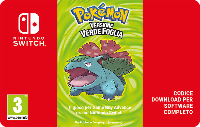 Pokemon LeafGreen SWITCH PIN