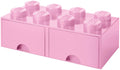 Contenitore LEGO Brick 8 Cassetto Rosa