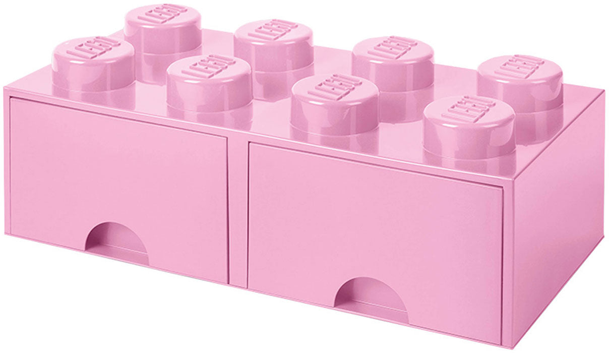 Contenitore LEGO Brick 8 Cassetto Rosa