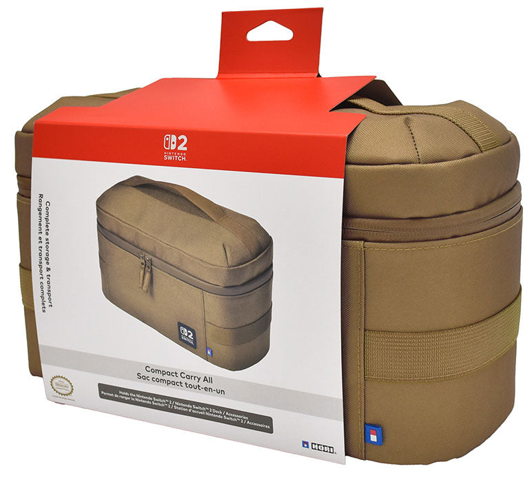 HORI SWITCH 2/SWITCH Custodia Compact Carry All Sabbia