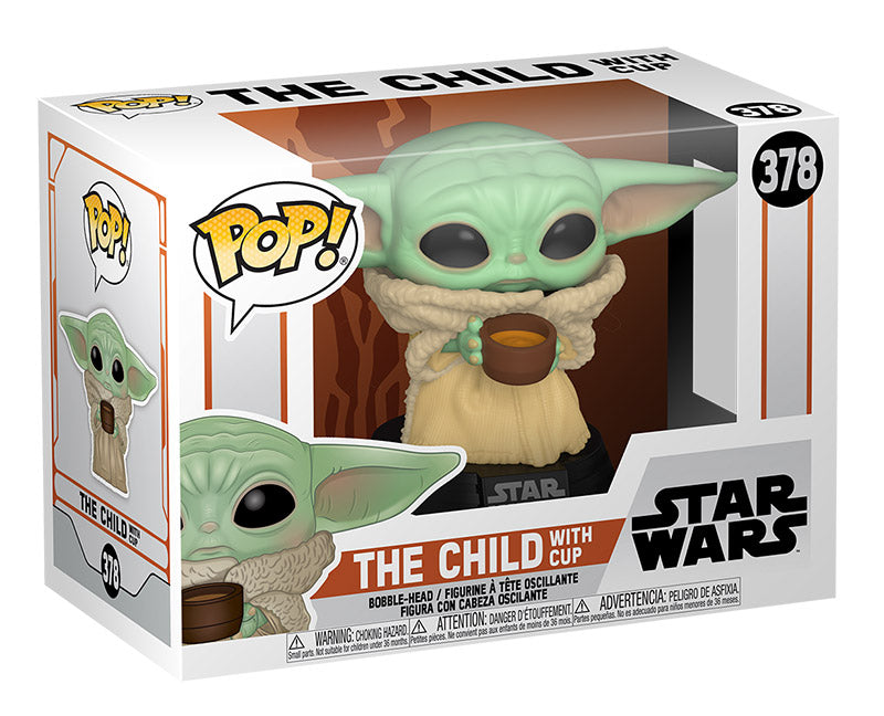 FUNKO POP Star Wars The Mandalorian The Child w/Cup 378