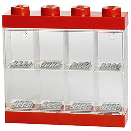 Espositore LEGO Minifigure 8 Posti Rosso