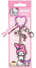 Portachiavi Hello Kitty My Melody with Charms