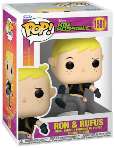 FUNKO POP Kim Possible Ron & Rufus 1581