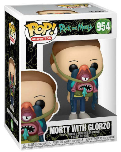 FUNKO POP Rick and Morty Morty w/Glorzo 954