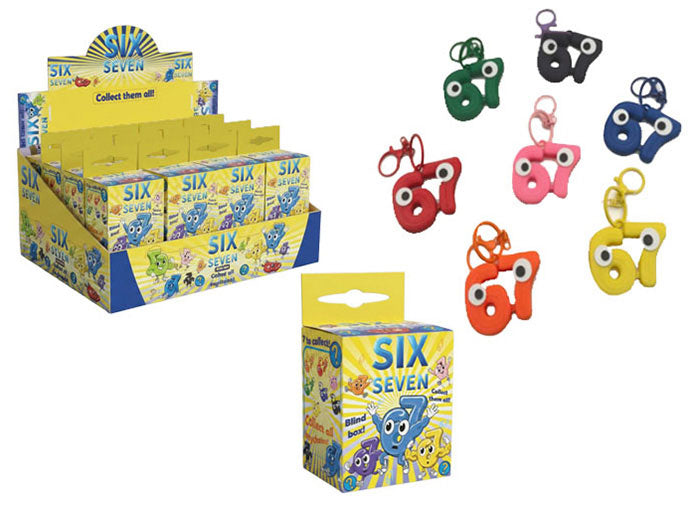 Portachiavi 3D Six Seven 1pz Assortimento