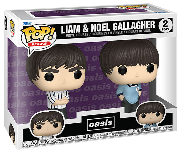 FUNKO POPS Rocks Oasis Liam & Noel Gallagher 2 pack