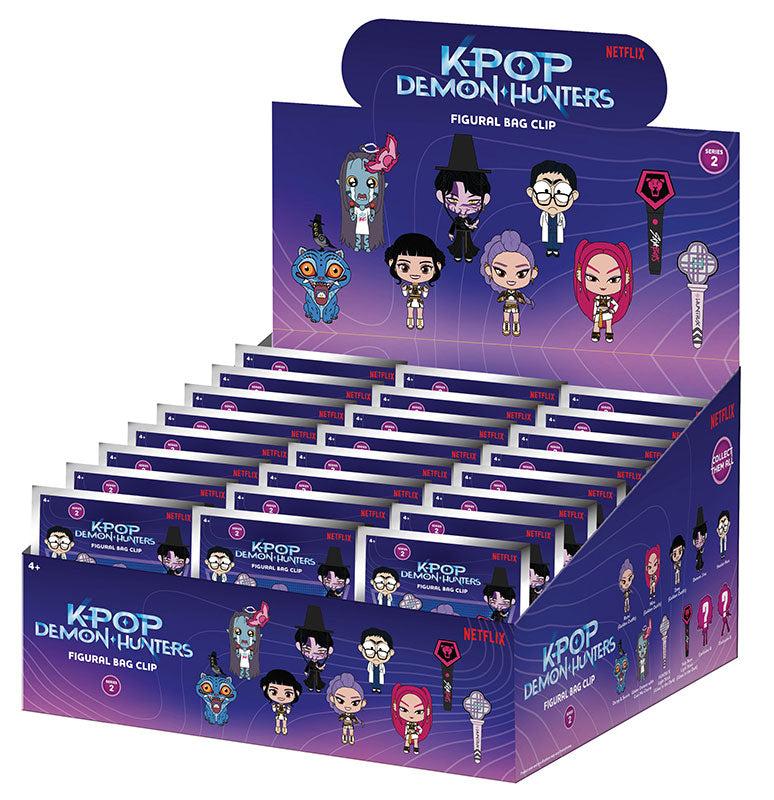 Portachiavi Clip 3D KPop Demon Hunters Serie 2 Display 24pz