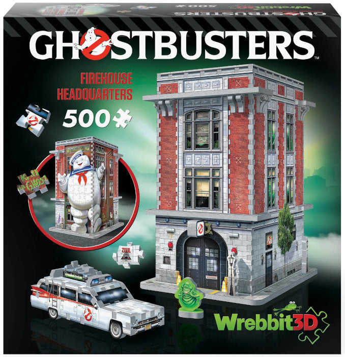 Puzzle 3D 500pz Ghostbusters Firehouse Headquarters