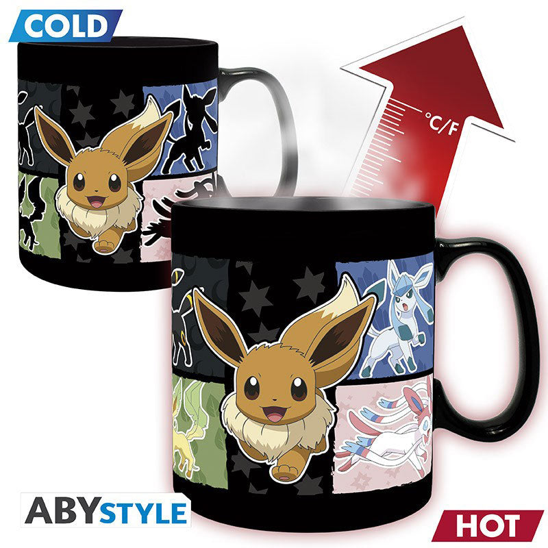 Tazza Cambia Colore Pokemon Eevee Evolutions