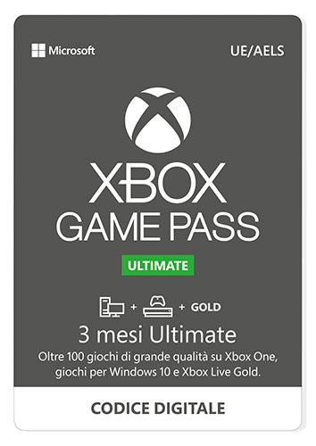 Microsoft Xbox Game Pass Ultimate 3 Mesi PIN