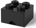 Contenitore LEGO Brick 4 Cassetto Nero