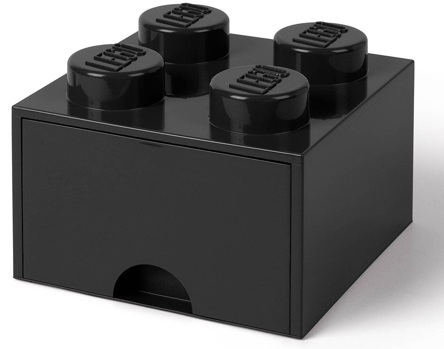 Contenitore LEGO Brick 4 Cassetto Nero