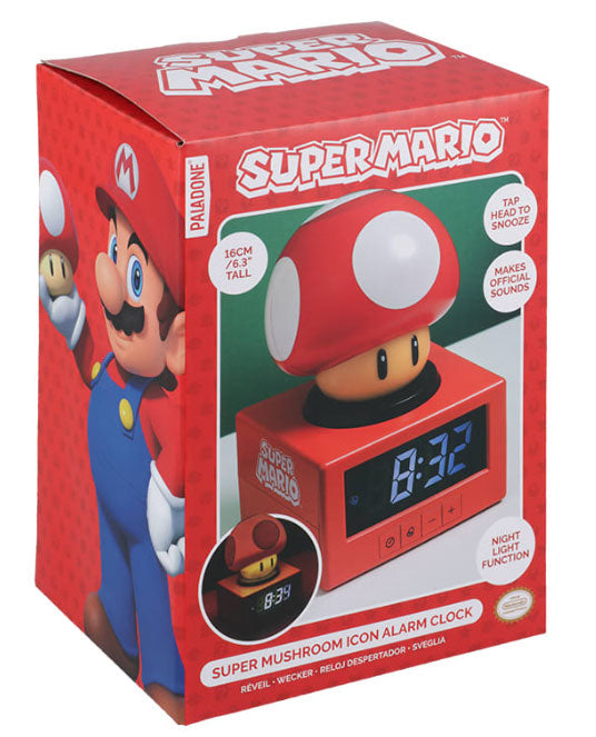 Paladone Sveglia Lampada Super Mario Fungo