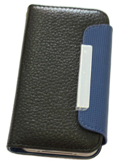 Custodia Folio Case Black/Blue iPhone 4