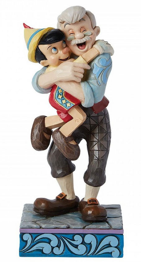 Pinocchio e Geppetto Abbraccio