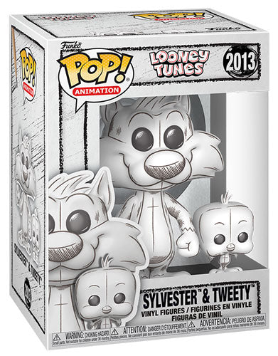 FUNKO POP Looney Tunes Sylvester & Tweety (Sketched) 2013