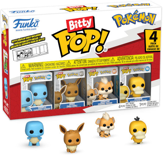 FUNKO BITTY POP 4 Pack Pokemon Squirtle