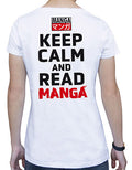 T-Shirt Keep Calm Read Manga Donna L