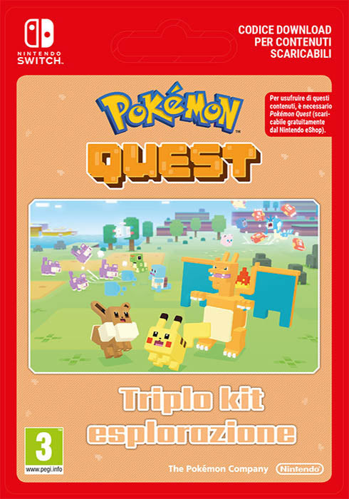 PKM QUEST Triplo Kit Esploraz. DLC SWI