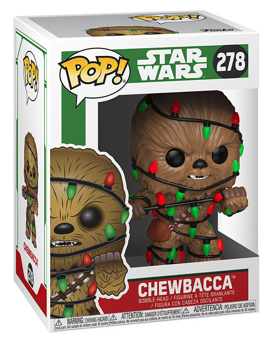 FUNKO POP Holiday Star Wars Chewbacca Bobble 278