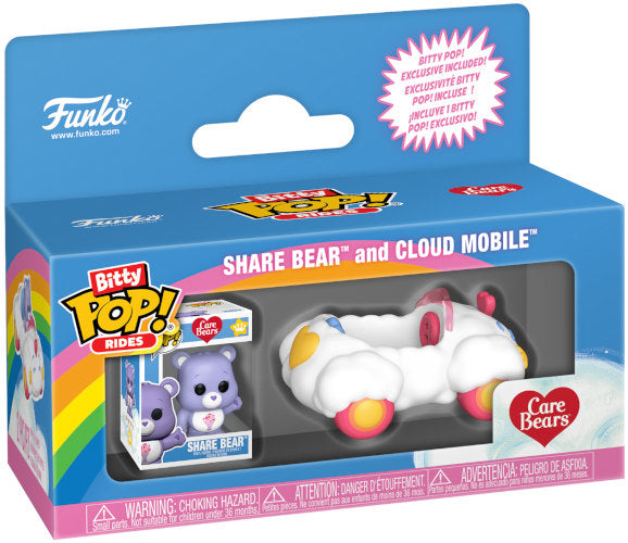 FUNKO BITTY POP Ride Care Bears Share Bear & Cloud Mobile