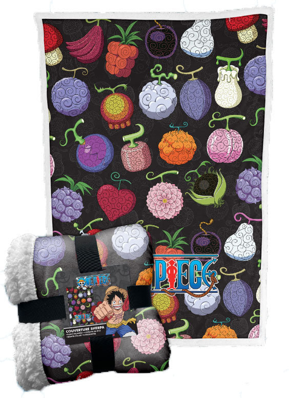 Coperta Sherpa One Piece Devil Fruits