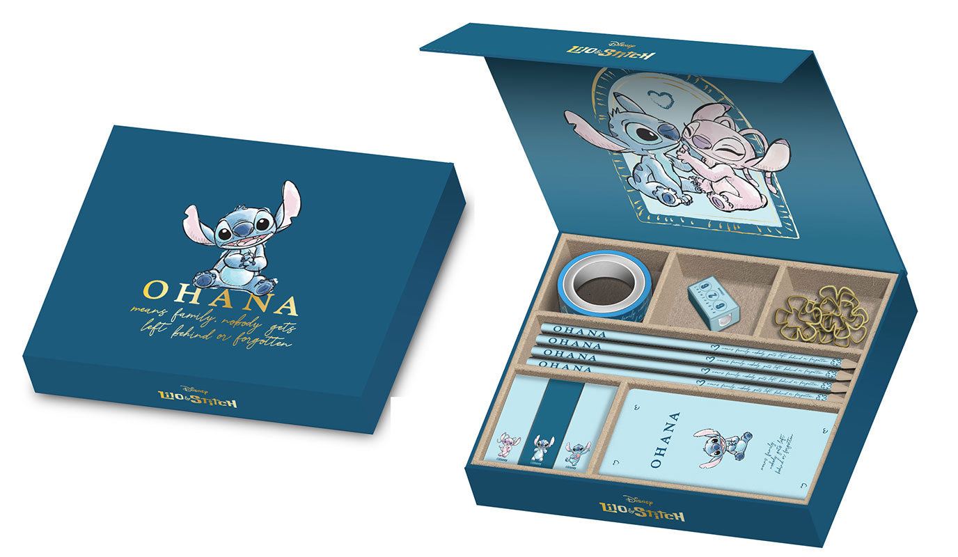 Set Cancelleria Premium Disney Stitch Ohana