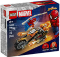 76335 Marvel Spider-Man Vs. Ghost Rider in Motocicletta