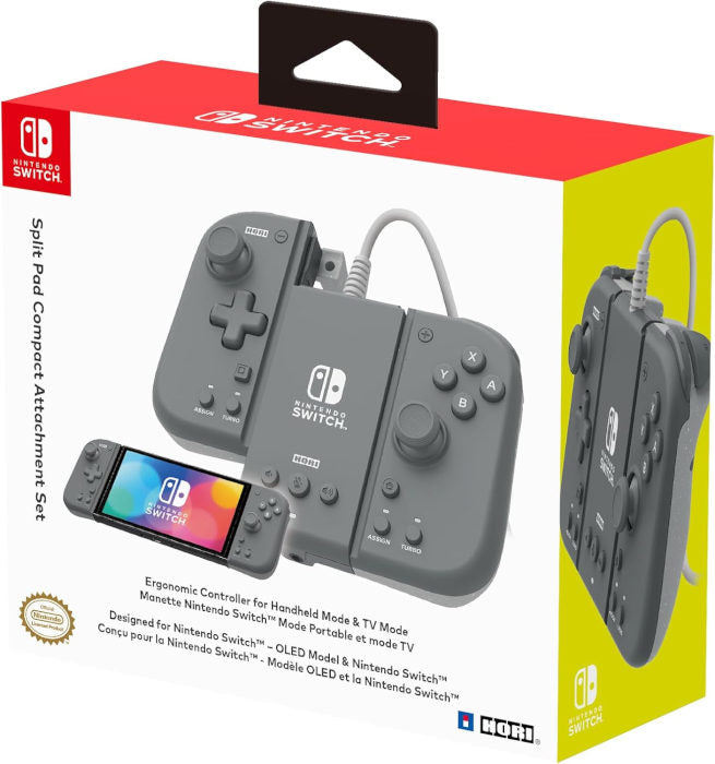 HORI SWITCH Split Pad Compact Attachment Set Cenere