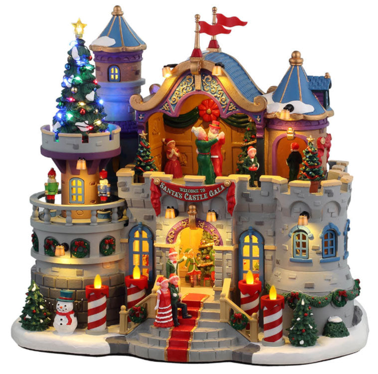 45270 LEMAX Santa's Castle Gala + 4.5V Adaptor