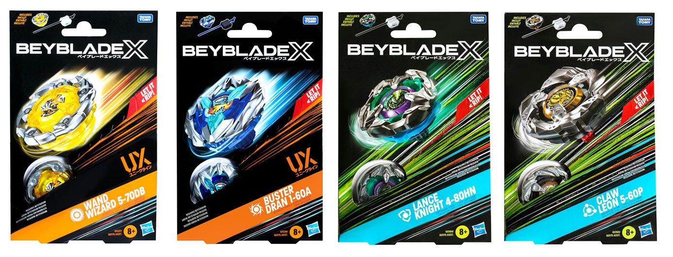 Beyblade X Starter Pack Top con Lanciatore 1pz Assortimento
