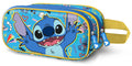 Astuccio Doppio Disney Stitch Happy
