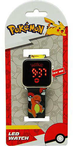 Orologio da Polso Digitale LED Pokemon Nero