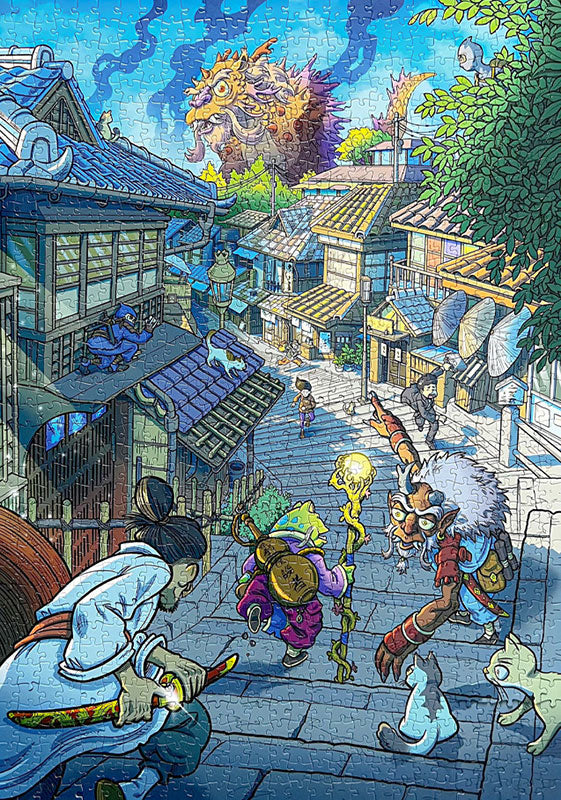 Puzzle 1000pz Japan Tour I Guardiani di Kyoto