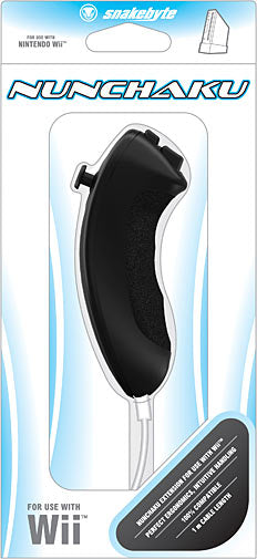 SNAKEB Wii Nunchaku Wired Black