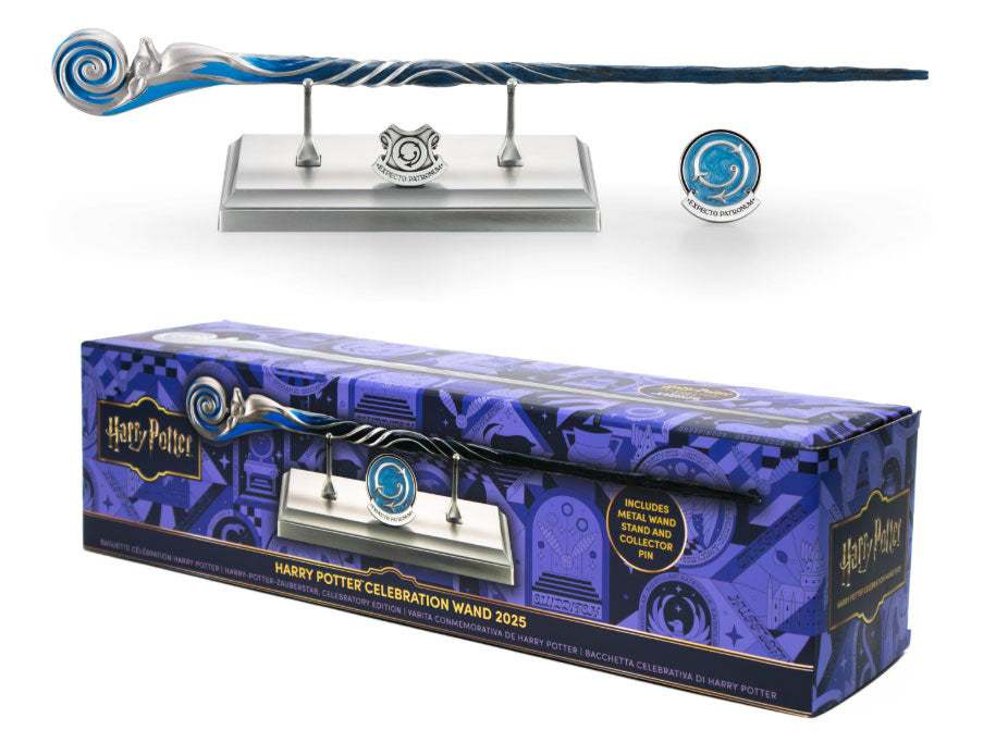 Bacchetta Harry Potter Patronus Premium con Supporto 2025