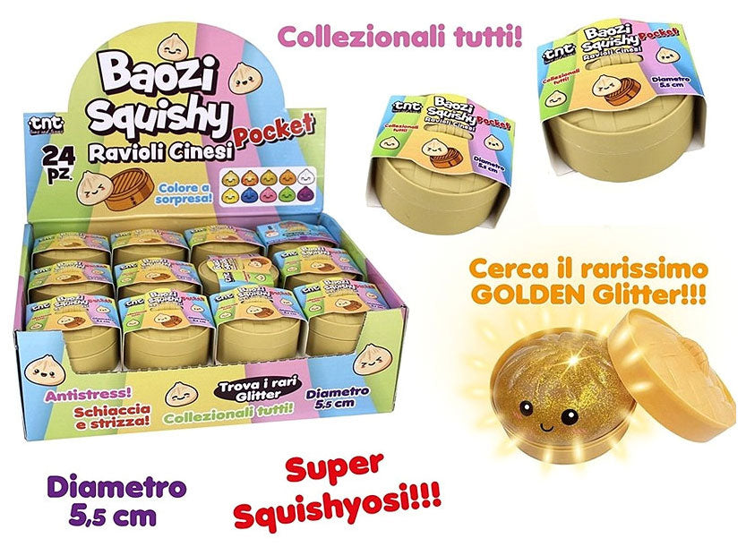 Squishy Baozi Dumpling Pocket Blind 5.5cm 1pz Assortimento