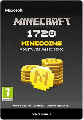 Microsoft Minecraft Minecoins 1720 Coins PIN