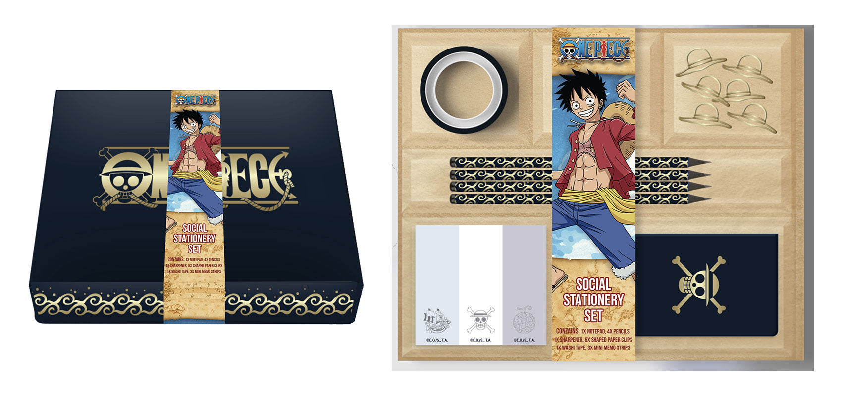 Set Cancelleria Premium One Piece