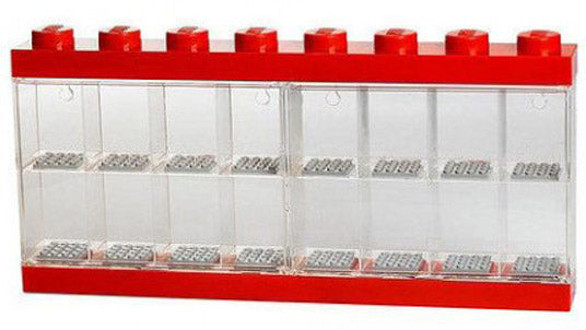 Espositore LEGO Minifigure 16 Posti Rosso