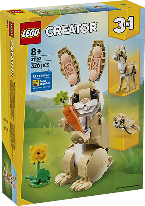 31162 Creator 3 in 1 Adorabile Coniglio