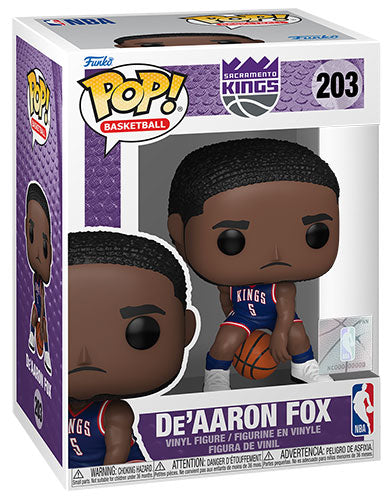 FUNKO POP NBA Sacramento Kings De'Aaron Fox (City) 203