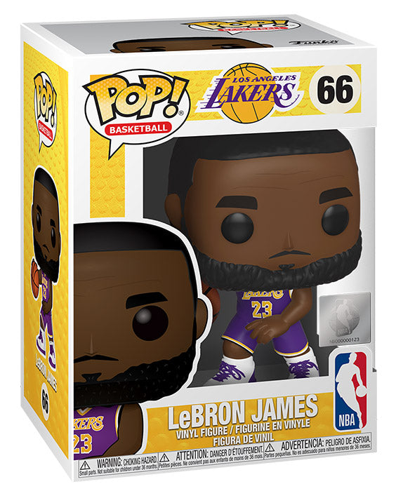 FUNKO POP NBA Los Angeles Lakers LeBron James 66