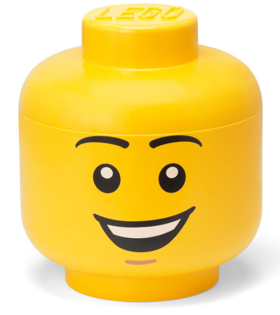 Contenitore LEGO Testa Large Happy Boy