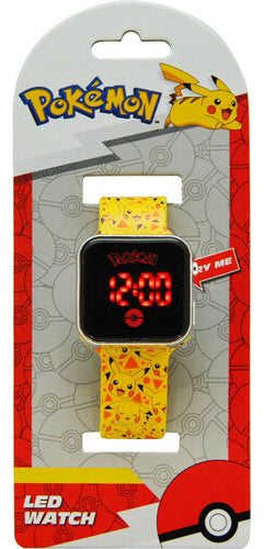 Orologio da Polso Digitale LED Pokemon Giallo