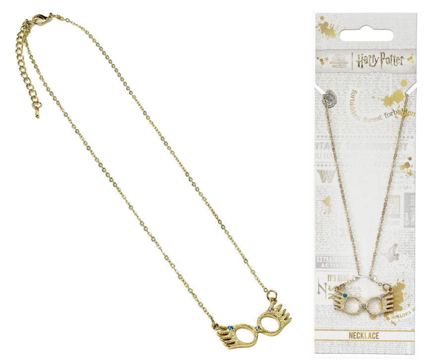 Collana Harry Potter Occhiali di Luna Lovegood Gold